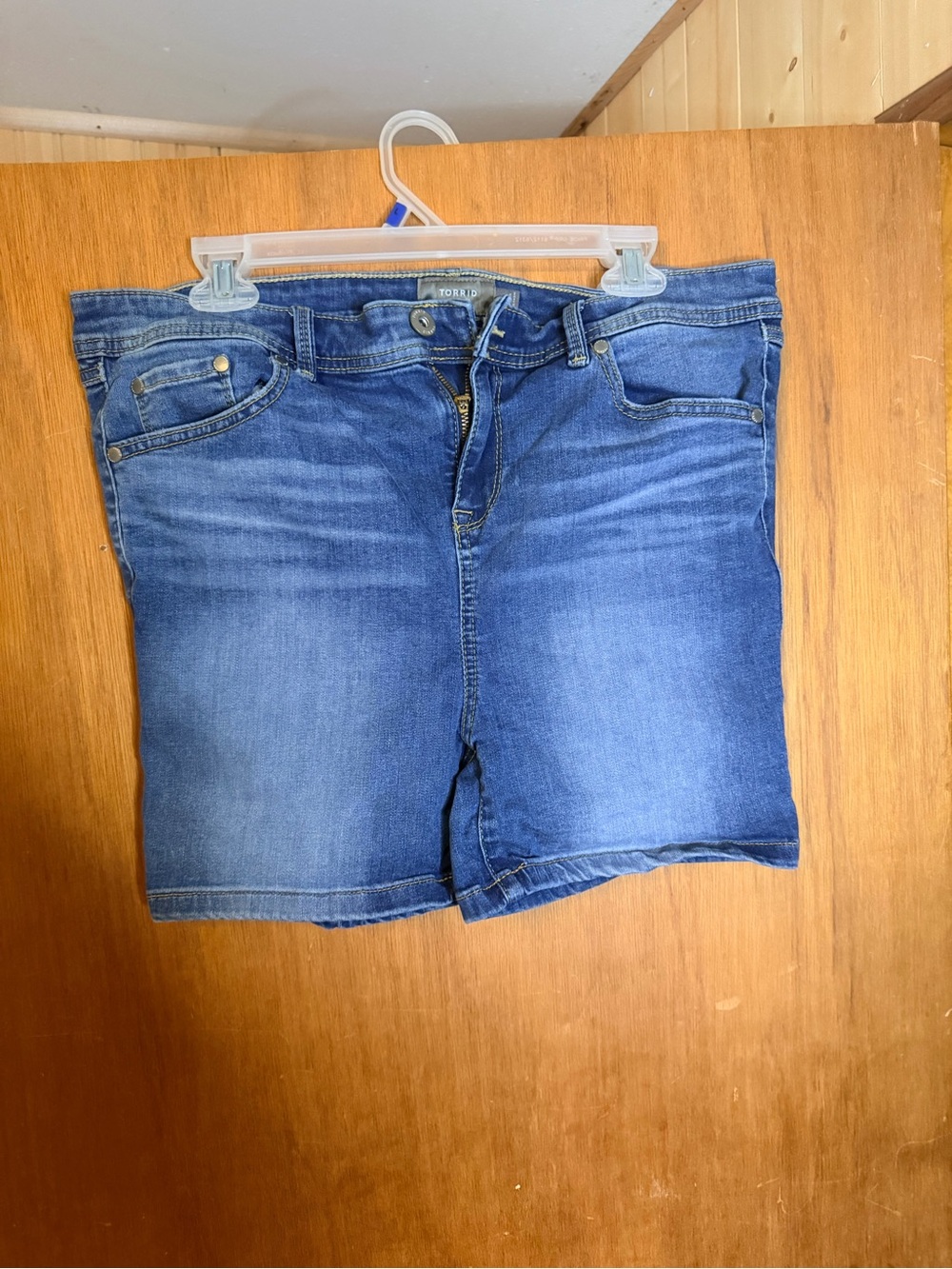 torrid Dark Blue Denim Jean Shorts